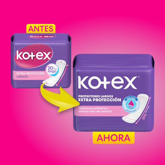 Protectores diaros Kotex Largos, 50 uds